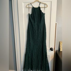 Lulus gown - emerald green